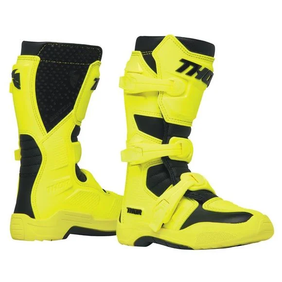 Bottes cross Thor BLITZ XR – ENFANT – Jaune / Noir Ref : TO3111
