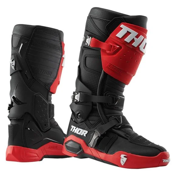 Bottes cross Thor RADIAL -RED BLACK 2024 – Rouge Ref : TO2296