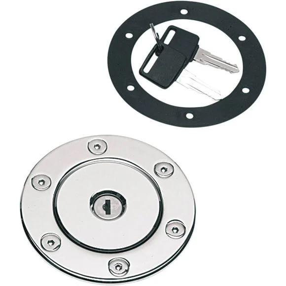 Bouchon de réservoir Drag Specialties Aero gas diamètre 95 mm Universel – Gris Ref : DRG0226 / 19141526