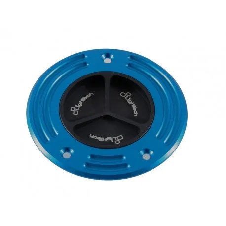 Bouchon de reservoir LIGHTECH noir/cobalt a vis Kawasaki 300