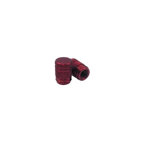 Bouchon de valve alu rouge