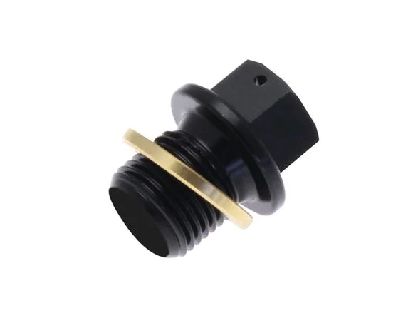 Bouchon de vidange Tecnium – aluminium noir M8x1,25×16 Ref : TE00485A / 1009713