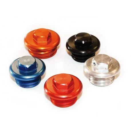 Bouchons carter moteur lateraux SCAR orange KTM EP500