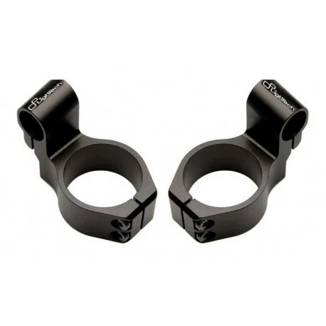 Bracelets de guidon moto LIGHTECH deporte et rehausse