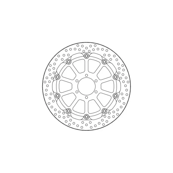 BRAKE DISC HALO RACING FR R