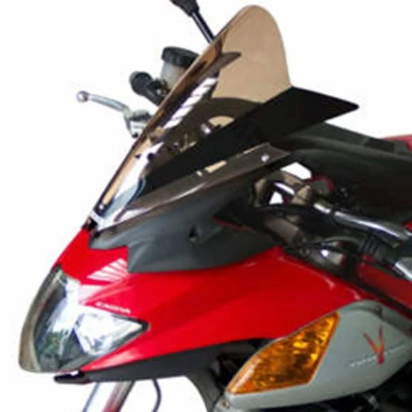 Bulle Bullster double courbure noir opaqueCAGIVA 650 V-RAPTOR 650 – 2001 – 2007Ref : BC005DCNO