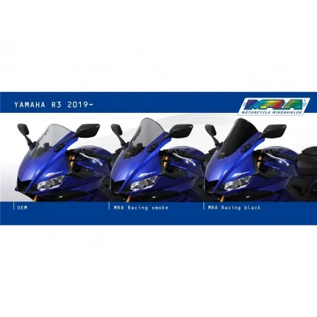 Bulle MRA Racing »R » noir Yamaha YZF-R3