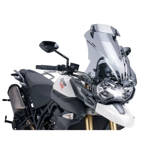 Bulle Puig Touring avec visière – Gris Ref : 5918H