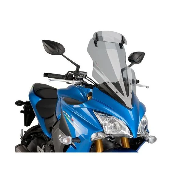 Bulle Puig Touring avec visière – Gris Ref : 7641H