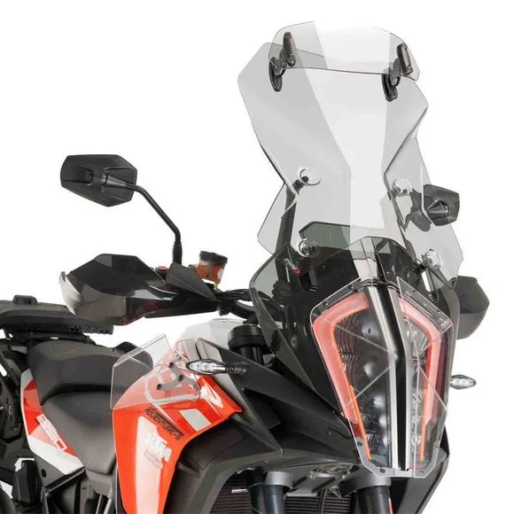 Bulle Puig Touring avec visière – Gris Ref : 9714H