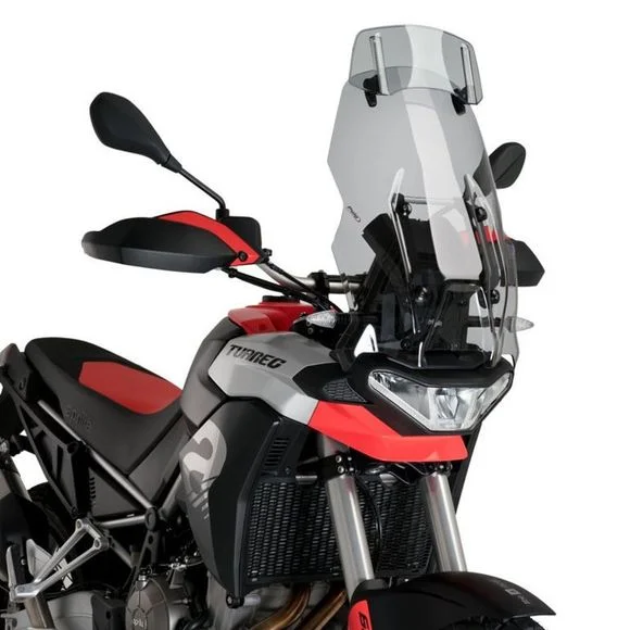Bulle Puig Touring avec visière – GrisAPRILIA 660 TUAREG 660 – 2021 – 2025Ref : 21183H