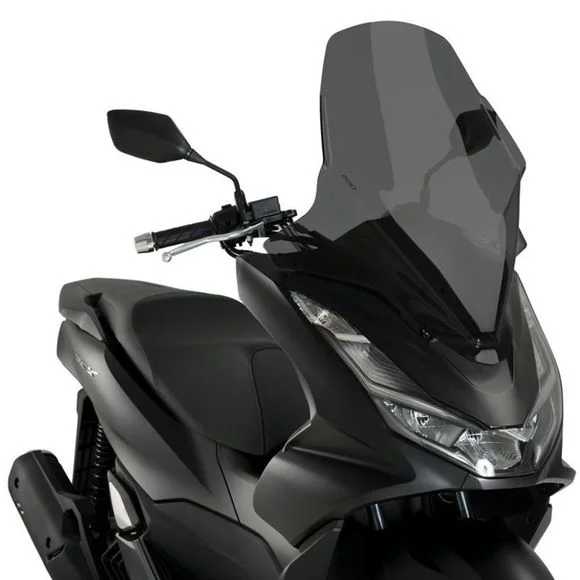 Bulle Puig V-TECH LINE TOURING – GrisHONDA 125 PCX 125 ABS – 2021 – 2024Ref : 20637H