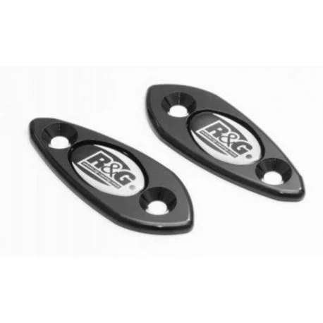 Cache-orifice retroviseur R&G RACING noir Kawasaki H2 H2R 2015-2021