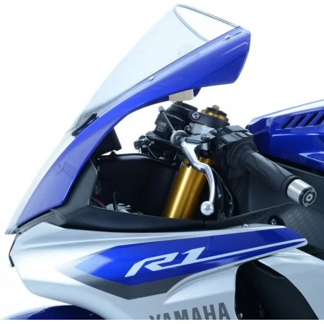 Cache orifice retroviseurs noirs R&G RACING Yamaha YZF-R1 2016-2020