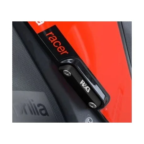 Caches orifice repose pieds arriere R&G RACING Aprilia RSV4RR TUONO V4