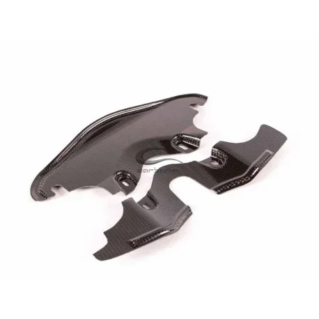 Carbon fork crown deflector
