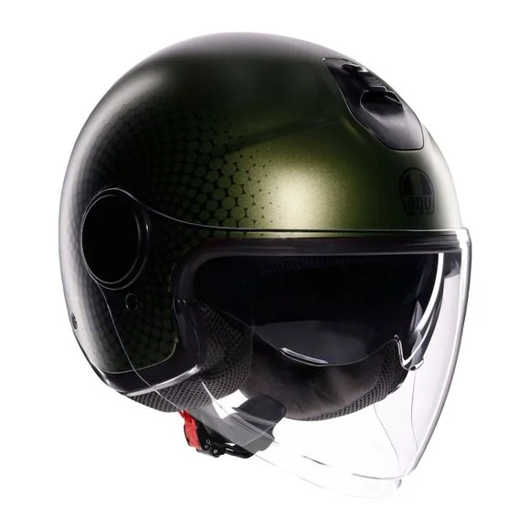 Casque AGV ETERES – ANDORA – Vert / Noir Ref : AG1077