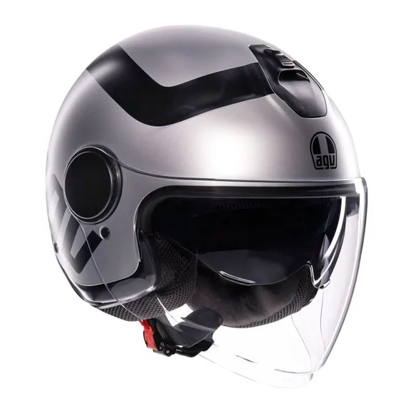 Casque AGV ETERES – RIMINI – Gris / Noir Ref : AG1079
