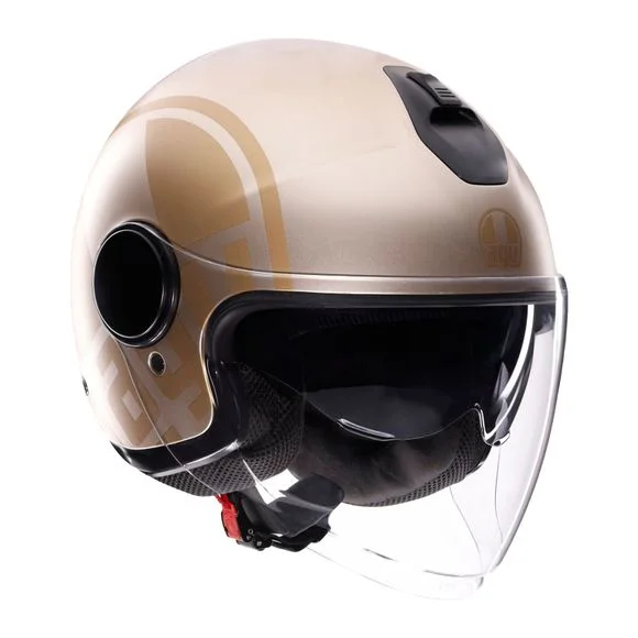 Casque AGV ETERES – SIROLO – Blanc / Jaune Ref : AG1080