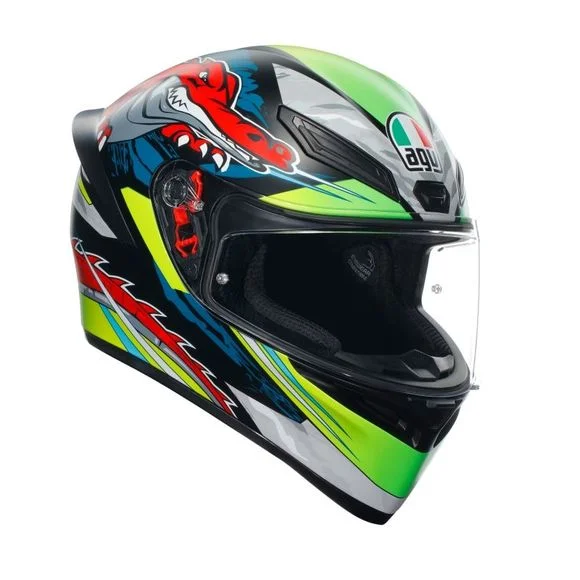 Casque AGV K1 S – DUNDEE – Vert / Rouge Ref : AG1038