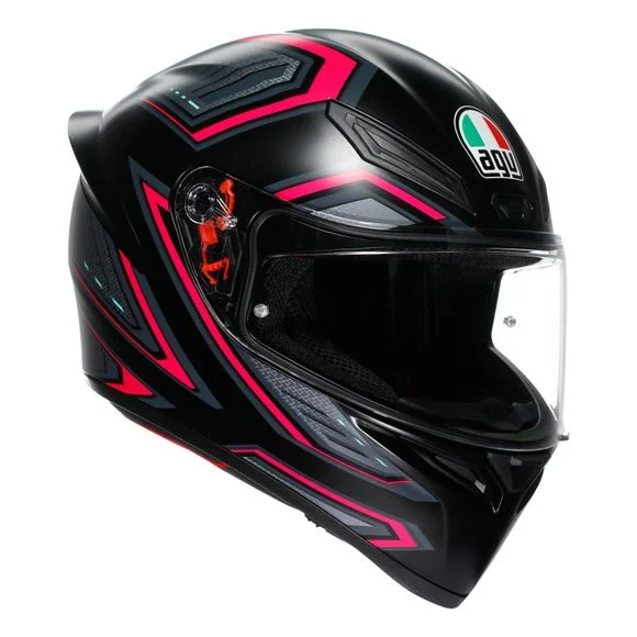 Casque AGV K1 S – SLING – Noir / Rose Ref : AG1059