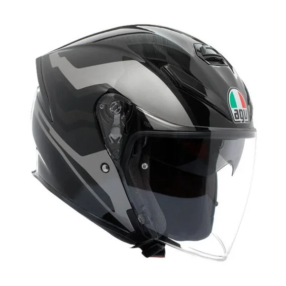 Casque AGV K5 JET EVO – TUNE – Gris / Noir Ref : AG1062
