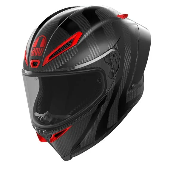 Casque AGV PISTA GP RR – INTREPIDO – Carbone / Rouge Ref : AG1045
