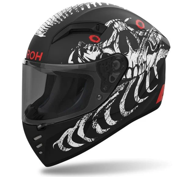 Casque Airoh CONNOR – MYTH – Noir / Blanc Ref : AR1396