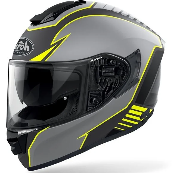 Casque Airoh ST 501 – TYPE MATT – Rouge / Noir Ref : AR1136