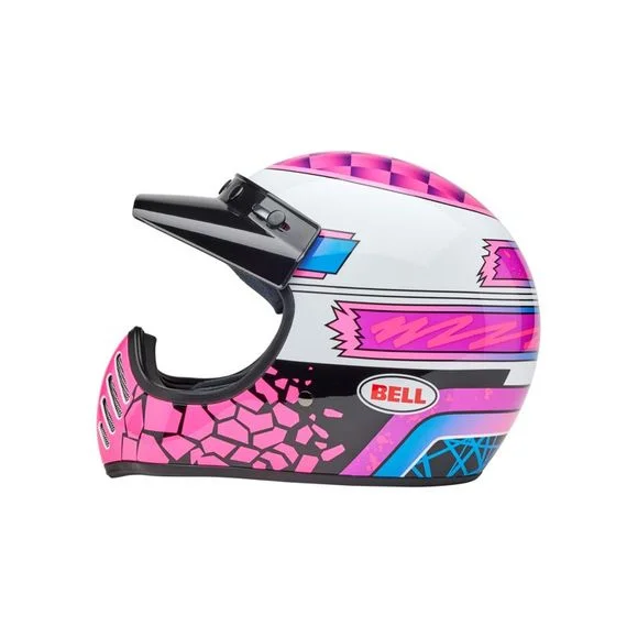 Casque Bell MOTO-3 DEATH SPRAY – Rose Ref : EL0727