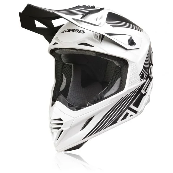 Casque cross Acerbis X-TRACK BLACK/WHITE 2023 – Noir / Blanc Ref : AE3084