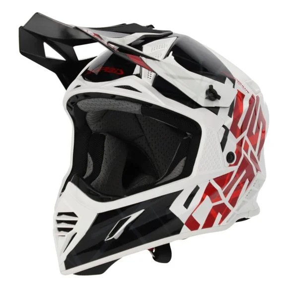Casque cross Acerbis X-TRACK VTR ECE 2206 2024 – Noir / Blanc Ref : AE5305