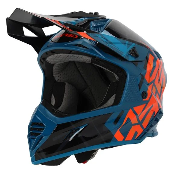 Casque cross Acerbis X-TRACK VTR ECE 2206 2024 – Noir / Vert Ref : AE5306
