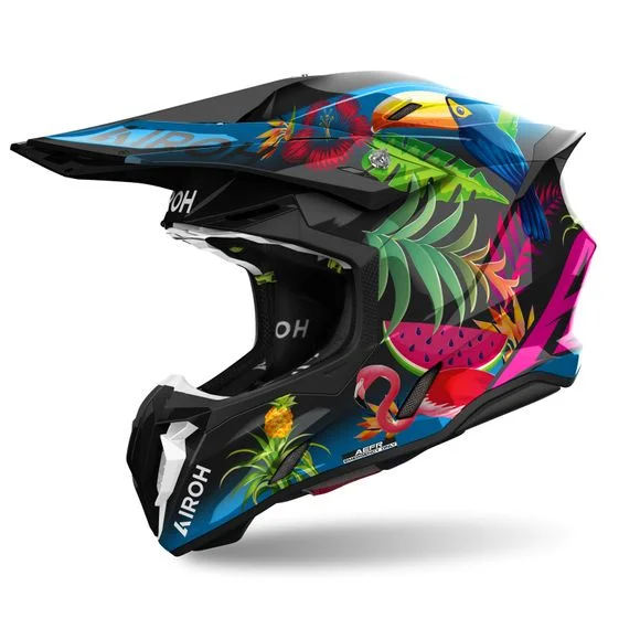 Casque cross Airoh TWIST 3 – AMAZONIA 2024 – Multicolore Ref : AR1363