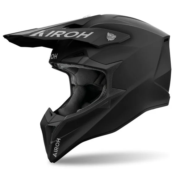 Casque cross Airoh WRAAAP – COLOR 2024 – Noir Ref : AR1392