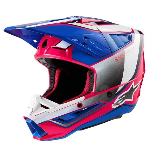 Casque cross Alpinestars SUPERTECH S-M5 – SAIL 2023 – Blanc / Rose Ref : AP3242
