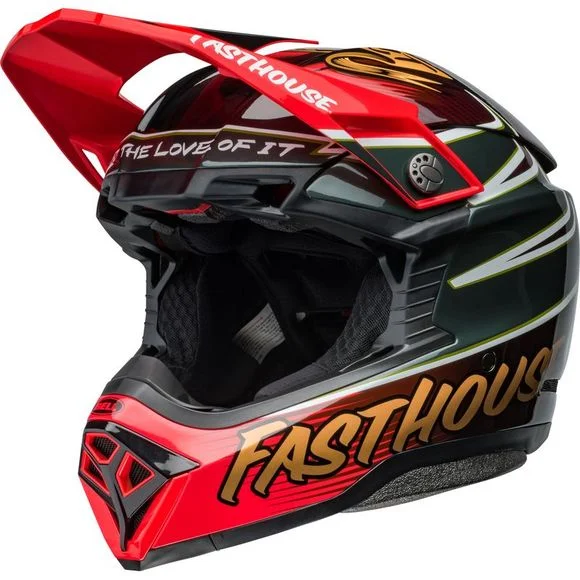 Casque cross Bell MOTO-10 FASTHOUSE DITD 24 2024 – Noir / Rouge Ref : EL0634