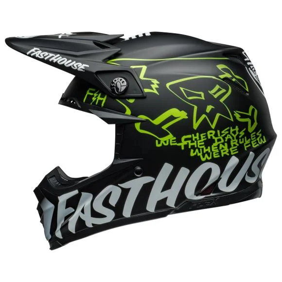Casque cross Bell MOTO-9S FLEX FASTHOUSE MC CORE 2023 – Noir Ref : EL0641
