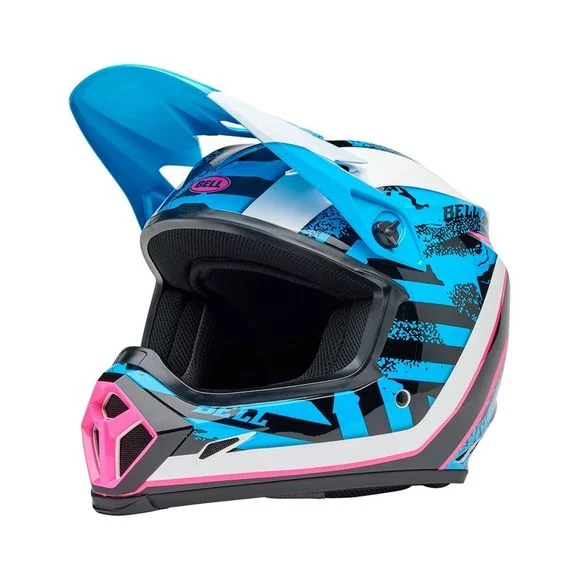Casque cross Bell MX-9 MIPS BREAKDANCE 2025 – Bleu / Bleu Ref : EL0743