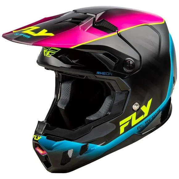Casque cross Fly FORMULA CC – UNDERGLOW 2025 – Noir Ref : FL1509