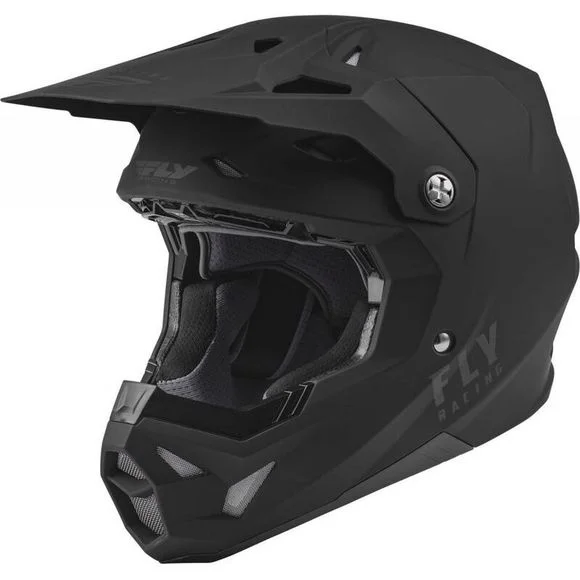 Casque cross Fly FORMULA CP – SOLID – ENFANT – Noir Ref : FL1696 / 8008108004