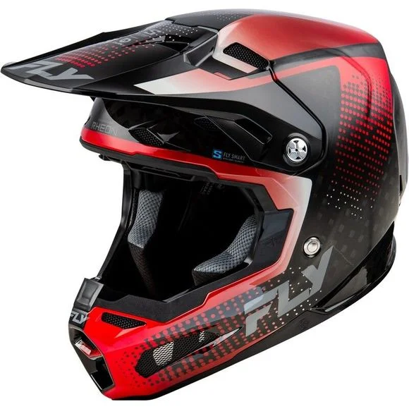 Casque cross Fly FORMULA S – PROTOCOL 2025 – Noir / Rouge Ref : FL1504