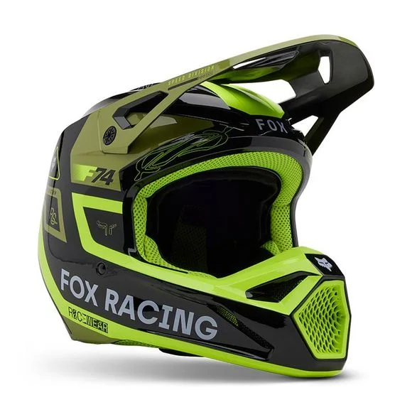 Casque cross Fox V1 RACE SPEC 2025 – Vert Ref : FX5151
