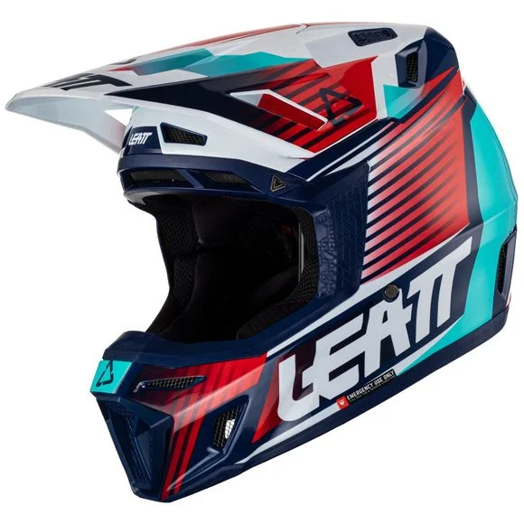 Casque cross Leatt 8.5 V23 AVEC MASQUE 2024 – Rouge / Noir Ref : LB0634