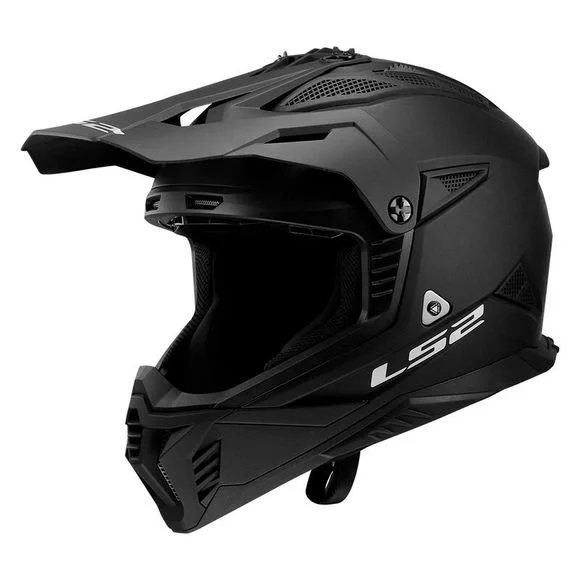 Casque cross LS2 MX708 FAST II SOLID MATT 2025 – Noir Ref : LS0904