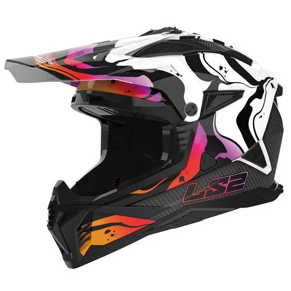 Casque cross LS2 MX708 FAST II WASH 2025 – Blanc Ref : LS0908