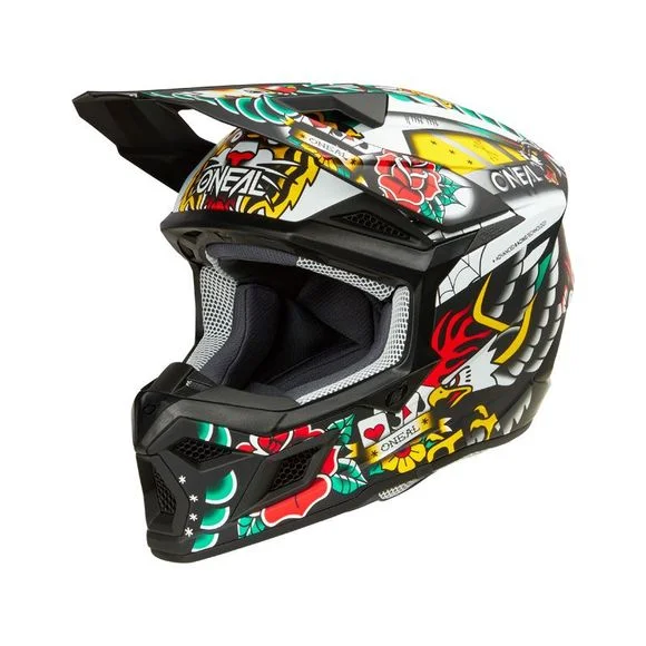 Casque cross O’Neal 3SRS – INKED 2025 – Multicolore Ref : OL2038