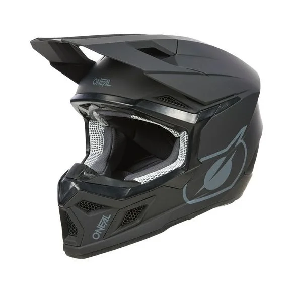 Casque cross O’Neal 3SRS YOUTH – SOLID V24 – Noir Ref : OL1961