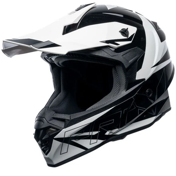 Casque cross Prov ARGESS MARTIAN 2025 – Noir / Blanc Ref : POV0088