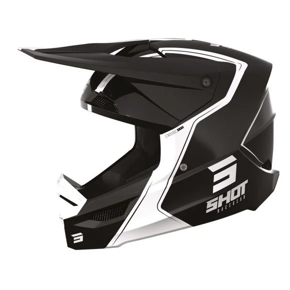 Casque cross Shot FURIOUS – REFLEX 2023 – Noir Ref : SO2414